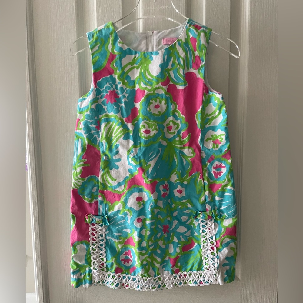Girls Lilly Pulitzer Shift Dress - Size 7